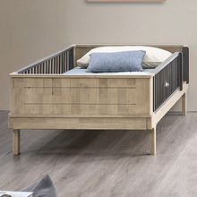 Melea Single Rubberwood Convertible Bunk Bed